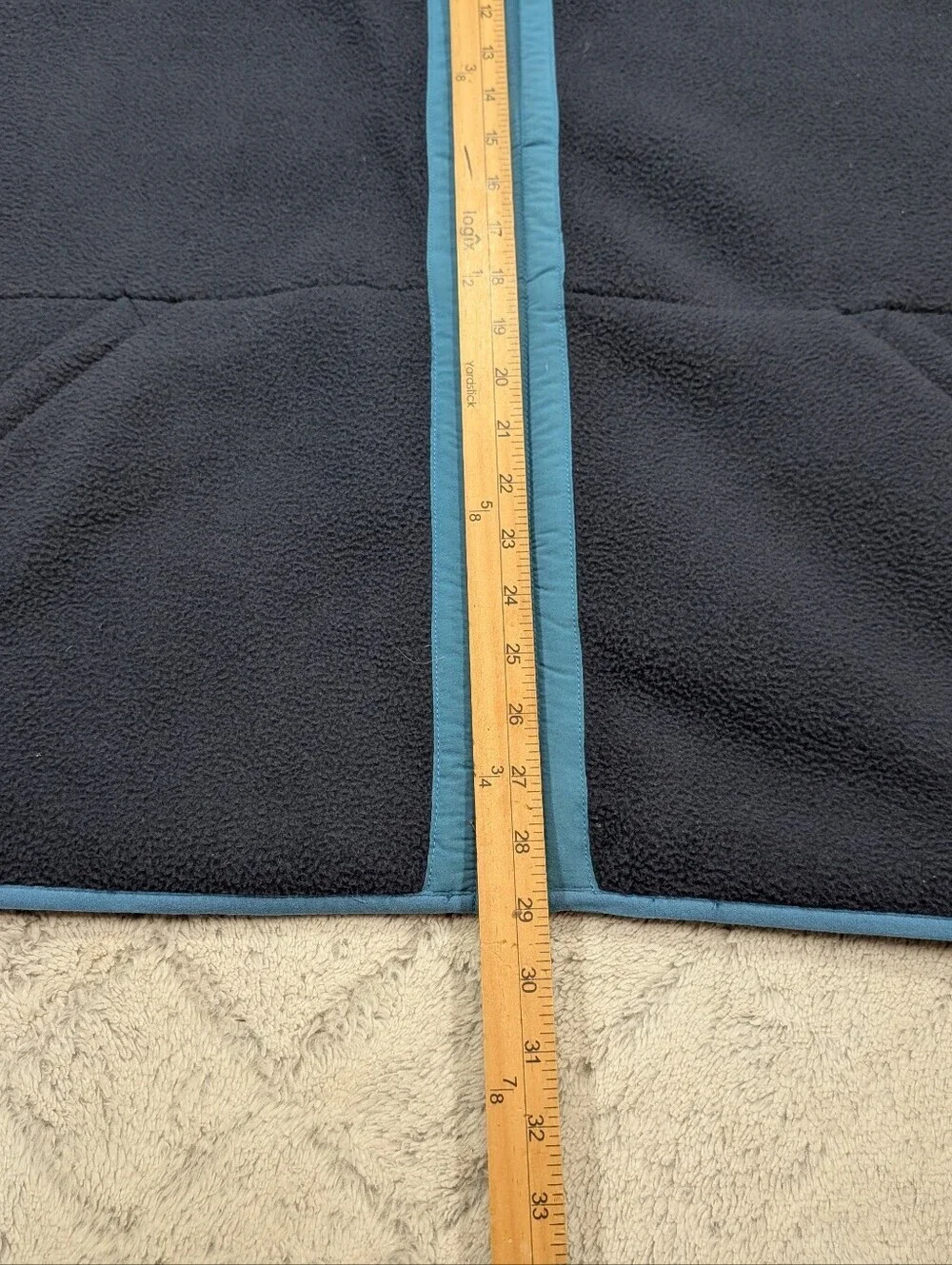 The North Face Vest Jacket Mens XL Blue Navy Carbondale Fleece Outdoor Casual